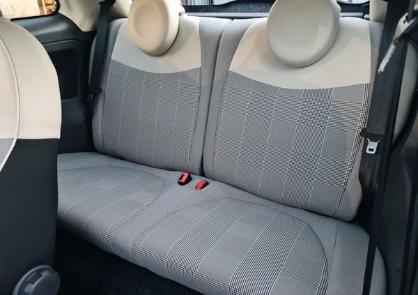 Fiat 500 cena 28999 przebieg: 167972, rok produkcji 2015 z Człopa małe 596